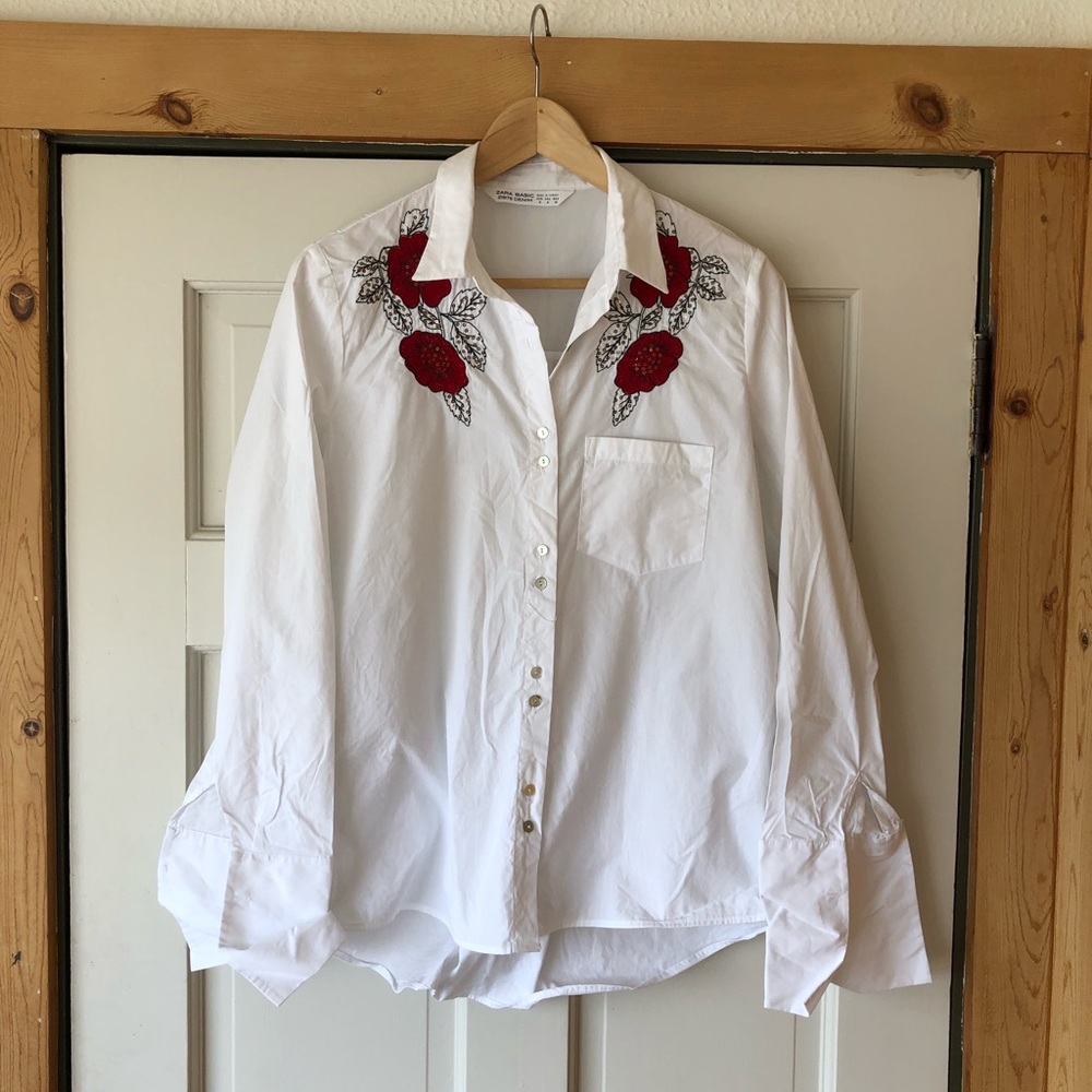 Zara Basic button down | size M